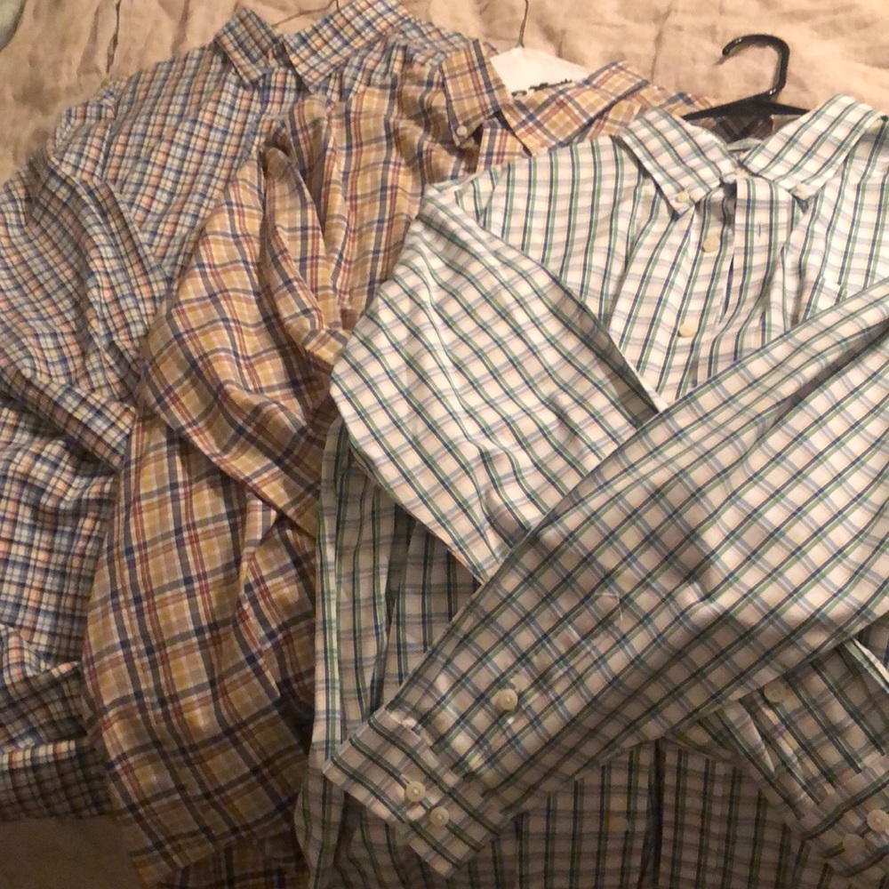 Lot of 3 Orvis Shirts XL and 2 XLT